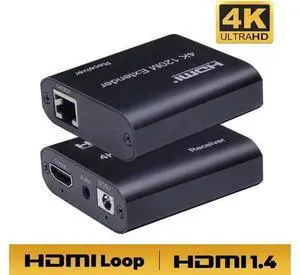 120 Meter 4K HDMI Signal Extender Over Ethernet CAT5e/6/CAT7 (4KHE120M) 120 Meter 4K HDMI Signal Extender Over Ethernet CAT5e/6/CAT7 (4KHE120M)