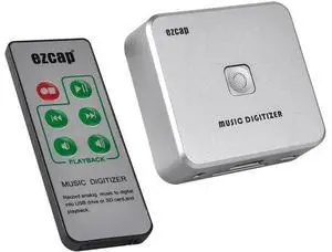 EZCAP 241 Music Digitizer Audio Capture Recorder Box Convert old analog music to MP3 Support USB drive EZCAP 241 Music Digitizer Audio Capture Recorder Box Convert old analog music to MP3 Support USB drive
