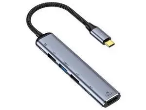 Type C USB3.1 USB-C to HDMI 4K Dual USB 3.0 HUB Converter HDTV Multiport Adapter 60hz with Female 100W PD Power Port Type C USB3.1 USB-C to HDMI 4K Dual USB 3.0 HUB Converter HDTV Multiport Adapter 60hz with Female 100W PD Power Port
