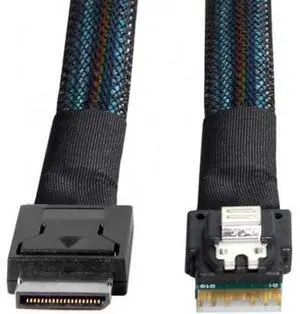 OcuLink PCIe PCI-Express SFF-8611 4i to SFF-8654 Slimline SSD Data Active Cable 50cm OcuLink PCIe PCI-Express SFF-8611 4i to SFF-8654 Slimline SSD Data Active Cable 50cm
