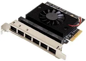 6 Port 2.5 Gigabit PCI-e x4 Ethernet Network Card 6 Port 2.5 Gigabit PCI-e x4 Ethernet Network Card