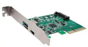 USB 3.1 Gen II 10Gbps 2-Port Full-Duplex Controller X4 Slot Card Type-C and Type-A Ports Components Other SI-PEX20189 USB 3.1 Gen II 10Gbps 2-Port Full-Duplex Controller X4 Slot Card Type-C and Type-A Ports Components Other SI-PEX20189