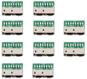 10pcs/Set DIY OEM Micro USB 3.0 10Pin Female Socket Mount SMT Type Receptacle PCB Board for USB Disk 10pcs/Set DIY OEM Micro USB 3.0 10Pin Female Socket Mount SMT Type Receptacle PCB Board for USB Disk