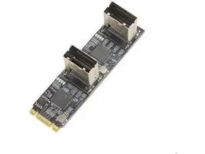 8 Port Non-RAID SATA III 6Gbp/s to M.2 B+M Key Adapter PCI-e 3.0 x2 bandwith 8 Port Non-RAID SATA III 6Gbp/s to M.2 B+M Key Adapter PCI-e 3.0 x2 bandwith
