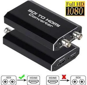SDI to HDMI Converter with SDI Loop Out for Local Display, Support 3G-SDI/HD-SDI/SD-SDI Up to 1080P, Auto Format Detection, Audio De-embedder (OZH5-1) SDI to HDMI Converter with SDI Loop Out for Local Display, Support 3G-SDI/HD-SDI/SD-SDI Up to 1080P, Auto Format Detection, Audio De-embedder (OZH5-1)