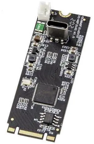 USB 3.1 Gen 2 10 Gbps 1 Port Type-C M.2 22x60 B+M Key Expansion Card ASMedia ASM3124 SY-ADA20232 USB 3.1 Gen 2 10 Gbps 1 Port Type-C M.2 22x60 B+M Key Expansion Card ASMedia ASM3124 SY-ADA20232