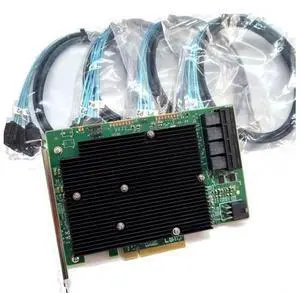 SAS9300-16i LSI 9300-16i16-Port 12Gb/s SAS-3 SAS/SATA PCIe HBA IT Model ZFS TrueNAS UnRAID 4*SFF-8643 SATA Cable SAS9300-16i LSI 9300-16i16-Port 12Gb/s SAS-3 SAS/SATA PCIe HBA IT Model ZFS TrueNAS UnRAID 4*SFF-8643 SATA Cable