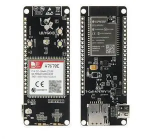 T-Call A7670 4G 2G ESP32 Development Board A7670E LTE GSM Cellular Network ESP32-WROVER-E Bluetooth Wireless Module T-Call A7670 4G 2G ESP32 Development Board A7670E LTE GSM Cellular Network ESP32-WROVER-E Bluetooth Wireless Module
