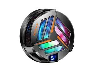 Portable Tablet/Phone Heat Sink Magnetic Semiconductor Radiator with RGB Light Universal Quick Cooling Fan Cooler Portable Tablet/Phone Heat Sink Magnetic Semiconductor Radiator with RGB Light Universal Quick Cooling Fan Cooler