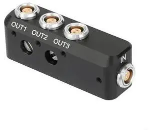0B 2Pin Female to 3 Output Power Distribution Cable Adapter Aluminum Alloy 0B 2Pin Female to 3 Output Power Distribution Cable Adapter Aluminum Alloy