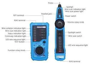 Ethernet LAN Network Cable Tester, Line Finder, Telephone Wire Tracker Tr Toner, RJ11 RJ45 Cat5 Cat6, Ethernet LAN Network Cable Tester, Line Finder, Telephone Wire Tracker Tr Toner, RJ11 RJ45 Cat5 Cat6,