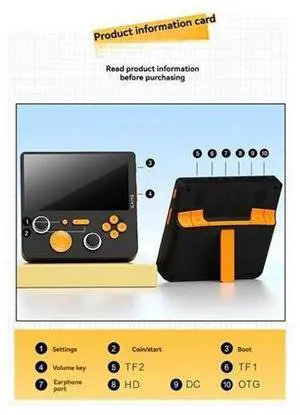 E5Plus Handheld Video Game Console 5inch HD Retro Game Console 6000mAh 128G Video Handheld Game Console A Rich E5Plus Handheld Video Game Console 5inch HD Retro Game Console 6000mAh 128G Video Handheld Game Console A Rich