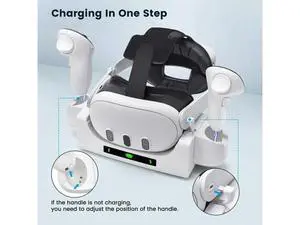 For Oculus/Quest 3 Charging Dock- 2 Batteries, Wall Mount& Headset Holder Included(Not Compatible With Quest 3S) For Oculus/Quest 3 Charging Dock- 2 Batteries, Wall Mount& Headset Holder Included(Not Compatible With Quest 3S)