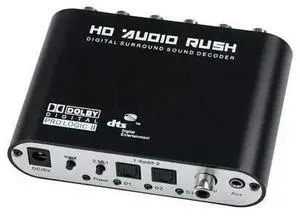 5.1 Channel 24 Bit Audio Digital Fiber Coaxial To Analog Audio Converter AC3 Digital Conversion DTS AC3 Decoder DSP 5.1 Channel 24 Bit Audio Digital Fiber Coaxial To Analog Audio Converter AC3 Digital Conversion DTS AC3 Decoder DSP