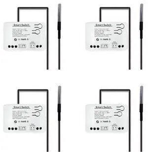 4X Tuya Zigbee Switch With Temperature Sensor Passive Dry Contact Zigbee Relay Work With Home Assistant AC 85-250V 4X Tuya Zigbee Switch With Temperature Sensor Passive Dry Contact Zigbee Relay Work With Home Assistant AC 85-250V