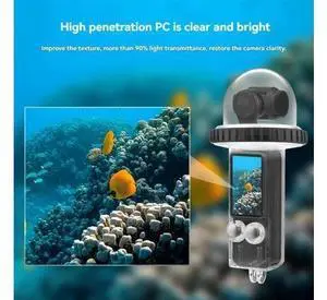 Waterproof Case For Osmo Pocket 3 Camera Underwater Diving Housing Cover Protective Shell Surf Accessories A Waterproof Case For Osmo Pocket 3 Camera Underwater Diving Housing Cover Protective Shell Surf Accessories A