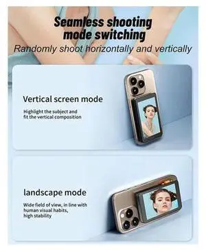 Magnetic For Selfie Phone Monitor Screen For Vlog Live Stream Use With For Android Magnetic For Selfie Phone Monitor Screen For Vlog Live Stream Use With For Android