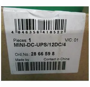 2866598 MINI-DC-UPS/12DC/4 For Phoenix UPS Uninterruptible Power Supply Works ly Fast Ship 2866598 MINI-DC-UPS/12DC/4 For Phoenix UPS Uninterruptible Power Supply Works ly Fast Ship