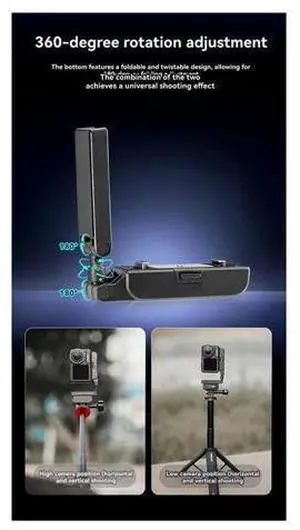 Foldable Universal Magnetic Expansion Bracket For Action Cameras-360° Adjustable Quick Release Mount Design Foldable Universal Magnetic Expansion Bracket For Action Cameras-360° Adjustable Quick Release Mount Design