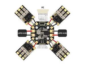 PDB400A 4~ 12S 400A PDB Distribution Board 30.5Mm 400A Current Sensor For FPV Quadcopter Fixed Wing Model Aircraft PDB400A 4~ 12S 400A PDB Distribution Board 30.5Mm 400A Current Sensor For FPV Quadcopter Fixed Wing Model Aircraft