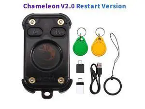 Chameleon Ultra V2.0 RFID Chip Reader Emulator NFC Duplicator+ 2X CUID Keychain 125K 13.56Mhz Card Decoding Function Chameleon Ultra V2.0 RFID Chip Reader Emulator NFC Duplicator+ 2X CUID Keychain 125K 13.56Mhz Card Decoding Function