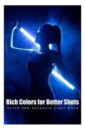 Ulanzi VL119 RGB Stick Light Handheld Light Wand LED Video Light Portable Photography Lighting Fill Lamp Ulanzi VL119 RGB Stick Light Handheld Light Wand LED Video Light Portable Photography Lighting Fill Lamp