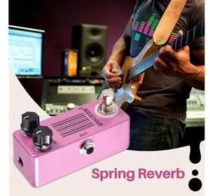 MOSKY MP-51 Spring Reverb Mini Single Guitar Effect Pedal True Bypass Guitar Parts & Accessories Rich MOSKY MP-51 Spring Reverb Mini Single Guitar Effect Pedal True Bypass Guitar Parts & Accessories Rich