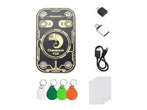Chameleon Ultra V2.0 RFID Smart Chip Reader Emulator 125Khz 13.56Mhz Card Decode NFC Duplicator 4Xuid Key+3Xuid Ca Chameleon Ultra V2.0 RFID Smart Chip Reader Emulator 125Khz 13.56Mhz Card Decode NFC Duplicator 4Xuid Key+3Xuid Ca