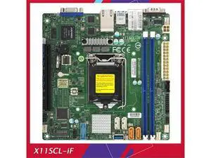 For Server Motherboard C242, M.2, Dual Gigabit, Remote Management, M-ATX X11SCL-IF For Server Motherboard C242, M.2, Dual Gigabit, Remote Management, M-ATX X11SCL-IF