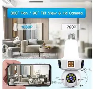 Dual Lens Mart Home Wireless Mini Cctv Camera Vision Network Security IP Camera Dual Lens Mart Home Wireless Mini Cctv Camera Vision Network Security IP Camera