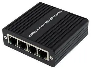 ST7491 RJ45 Gigabit Ethernet Adapter USB3.0 To 4-Port LAN Gigabit Ethernet USB For Gaming Network Card RTL8153 ST7491 RJ45 Gigabit Ethernet Adapter USB3.0 To 4-Port LAN Gigabit Ethernet USB For Gaming Network Card RTL8153
