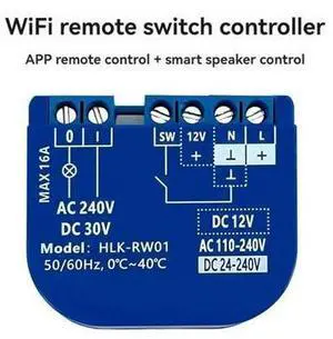Home Relay Switch AC110-240V Single Channel With Remote Control Compatible With APP & Alexa Home Relay Switch AC110-240V Single Channel With Remote Control Compatible With APP & Alexa