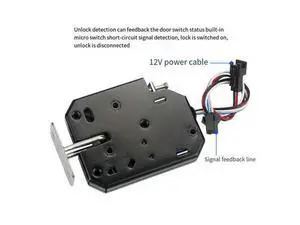 2X Small 12V 1.5A Electronic Lock Latch Release Assembly Electromagnetic Control Metal Safety Magnetic Lock 2X Small 12V 1.5A Electronic Lock Latch Release Assembly Electromagnetic Control Metal Safety Magnetic Lock