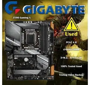 Z590 Gaming X A1200 M.2 NVME, SATA III, USB 3.0 DDR4 ATX Motherboard Z590 Gaming X A1200 M.2 NVME, SATA III, USB 3.0 DDR4 ATX Motherboard