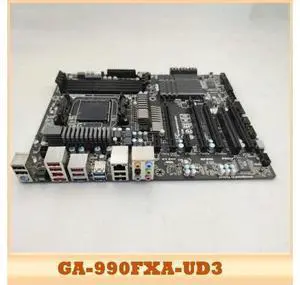 For Giga-byte AM3+990FX SB950 4 × DDR3 32GB ATX 6 × SATA Motherboard GA-990FXA-UD3 For Giga-byte AM3+990FX SB950 4 × DDR3 32GB ATX 6 × SATA Motherboard GA-990FXA-UD3