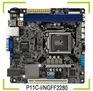 mini-ITX P11C-I For Servermotherboard C242 M.2 Dual Port Gigabit, ITX Motherboard P11C-I/NGFF2280 mini-ITX P11C-I For Servermotherboard C242 M.2 Dual Port Gigabit, ITX Motherboard P11C-I/NGFF2280