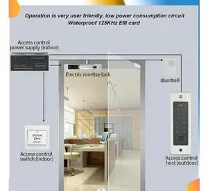 Embedded Waterproof l Fingerprint Access Control Keypad 125Khz Reader Controller Security Protection Door Opener Embedded Waterproof l Fingerprint Access Control Keypad 125Khz Reader Controller Security Protection Door Opener