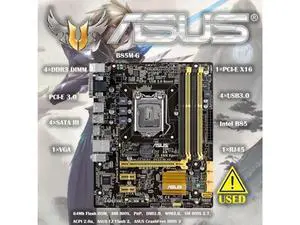 B85M-G Motherboard B85 Socket A 1150 i3 i5 i7 E3 DDR3 HDMI DVI Micro-ATX B85M-G Motherboard B85 Socket A 1150 i3 i5 i7 E3 DDR3 HDMI DVI Micro-ATX