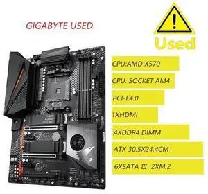 GA X570 PRO Computer USB3.0 M.2 Nvme SSD Motherboard AM4 DDR4 X570 Desktop Mainboard GA X570 PRO Computer USB3.0 M.2 Nvme SSD Motherboard AM4 DDR4 X570 Desktop Mainboard