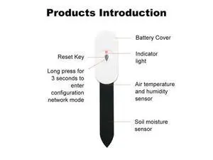 2X Zigbee Soil Moisture Sensor Garden Temperature Humidity Tester Automation Irrigation Detector For Home Assistant Z2 2X Zigbee Soil Moisture Sensor Garden Temperature Humidity Tester Automation Irrigation Detector For Home Assistant Z2