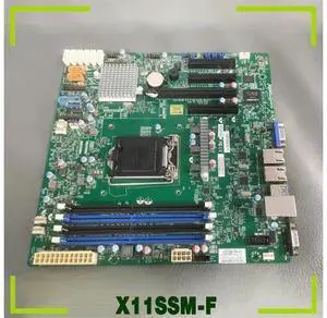 For Server Motherboard E3-1200 v6/v5 7th/6th Gen. Core i3 Series 8 SATA3 (6Gbps) IPMI 2.0 LGA1151 X11SSM-F For Server Motherboard E3-1200 v6/v5 7th/6th Gen. Core i3 Series 8 SATA3 (6Gbps) IPMI 2.0 LGA1151 X11SSM-F