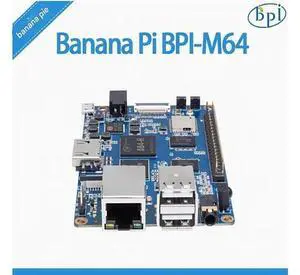 Banana Pi BPI-M64 single board computer adopts Allwinner A64 design, 2 GB RAM and 8G eMMC Banana Pi BPI-M64 single board computer adopts Allwinner A64 design, 2 GB RAM and 8G eMMC