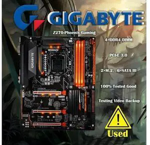 GA-Z270-Phoenix Gaming Motherboard Z270 Socket A 1151 DDR4 Support CPU I7 6700K 7700K GA-Z270-Phoenix Gaming Motherboard Z270 Socket A 1151 DDR4 Support CPU I7 6700K 7700K