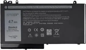 NGGX5 Laptop Battery 47Wh 4000mAh 3-Cell 11.4V Compatible with Dell Latitude E5270 E5470 E5570 Series JY8D6 954DF 0JY8D6 NGGX5 Laptop Battery 47Wh 4000mAh 3-Cell 11.4V Compatible with Dell Latitude E5270 E5470 E5570 Series JY8D6 954DF 0JY8D6