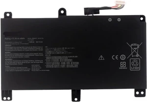B31N1726 B31BN91 11.4V 48Wh Fits for Asus FX504 FX86 FX80GM FX505GE FX505DT FX80GE PX505GE PX505GD FX505GM FX80G B31BnEH A41LK9H(Long Cable) B31N1726 B31BN91 11.4V 48Wh Fits for Asus FX504 FX86 FX80GM FX505GE FX505DT FX80GE PX505GE PX505GD FX505GM FX80G B31BnEH A41LK9H(Long Cable)