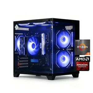 HZG Gaming Desktop Computer PC, AMD Ryzen 5 5600GT, AMD Radeon Vega 8, core 3.6GHz (up to 4.6GHz) 16GB RAM and 1TB NVMe M.2 SSD, WiFi6 ARGB Fan, Windows 11 Prebuilt Gaming PC Tower Windows 11 HZG Gaming Desktop Computer PC, AMD Ryzen 5 5600GT, AMD Radeon Vega 8, core 3.6GHz (up to 4.6GHz) 16GB RAM and 1TB NVMe M.2 SSD, WiFi6 ARGB Fan, Windows 11 Prebuilt Gaming PC Tower Windows 11