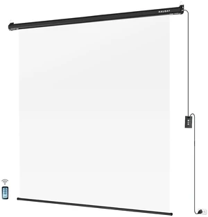 RAUBAY 78.7 x 86.6in Motorized Pull Down White Screen Backdrop Collapsible Wall-Mount Background for Professional Video Production, Photography Studio, Video Conferencing and YouTube, TikTok Creator RAUBAY 78.7 x 86.6in Motorized Pull Down White Screen Backdrop Collapsible Wall-Mount Background for Professional Video Production, Photography Studio, Video Conferencing and YouTube, TikTok Creator