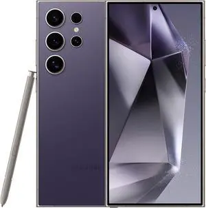Samsung Galaxy S24 Ultra 5G, US Version, 256GB/512GB, Titanium Black - Unlocked Titanium Violet 256GB Samsung Galaxy S24 Ultra 5G, US Version, 256GB/512GB, Titanium Black - Unlocked Titanium Violet 256GB