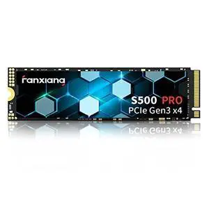 fanxiang S500 Pro 256GB NVMe SSD M.2 PCIe Gen3x4 2280 Internal Solid State Drive, SLC Cache 3D NAND TLC, Up to 3000MB/s, Compatible with Laptop and PC Desktops(Black) fanxiang S500 Pro 256GB NVMe SSD M.2 PCIe Gen3x4 2280 Internal Solid State Drive, SLC Cache 3D NAND TLC, Up to 3000MB/s, Compatible with Laptop and PC Desktops(Black)