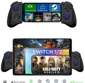 Universal Mobile Gaming Controller for iPhone, Android, PC & Switch, Supports Cloud Gaming, Remote Play & Turbo Mode Universal Mobile Gaming Controller for iPhone, Android, PC & Switch, Supports Cloud Gaming, Remote Play & Turbo Mode